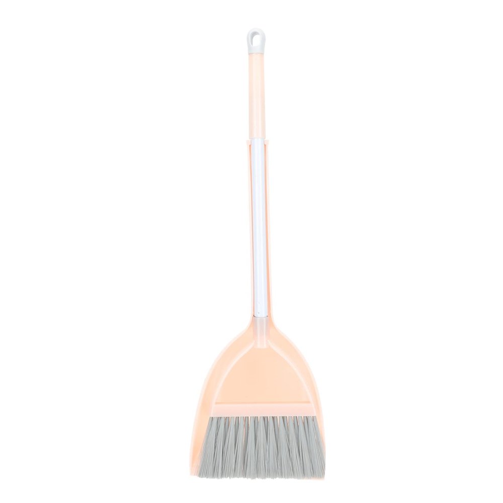 Kids Broom Dustpan Set Detachable Mini Broom with Dustpan Little Housekeeping Helper Set Sweeping House Broom Toddler Broom Kids Broom Set Orange