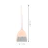 Kids Broom Dustpan Set Detachable Mini Broom with Dustpan Little Housekeeping Helper Set Sweeping House Broom Toddler Broom Kids Broom Set Orange view 2