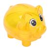 Beufee Cute Piggy Bank, Transparent Piggy Bank Cartoon Pig Coin Piggybank Pig Shaped Unbreakable Money Bank Decoration for Kids Girls Boys Adults(L) view 1