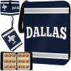 Football Card Binder with Sleeves 900 Pocket, Dallas Football Card Holder for Trading Cards Sports Card 3 Ring Binder Folder Collector Album Storage Book Case for Kids Boys Girls Gift (Navy) view 1
