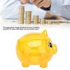 Beufee Cute Piggy Bank for Girls Boys, Transparent Piggy Bank Cartoon Pig Coin Piggybank Pig Shaped Unbreakable Money Bank Decoration for Kids Adults(M) view 2