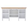 1/12 Miniatura Storage Cabinet Wall Mounted Hand Painted Dollhouse Cupboard Crafted Mini Shelf(White) view 1
