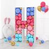 HOUSE OF PARTY Mosaic Letters for Balloons - H Marquee Letters Pre-Cut Balloon Letter Frame Party Decorations view 3