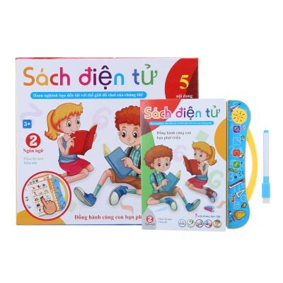 Reading Machine Toy, Vietnamese English EBook, Children Early Educational Learning Toy, for Kids Wonderful Gift Boys and Girls Language Learning