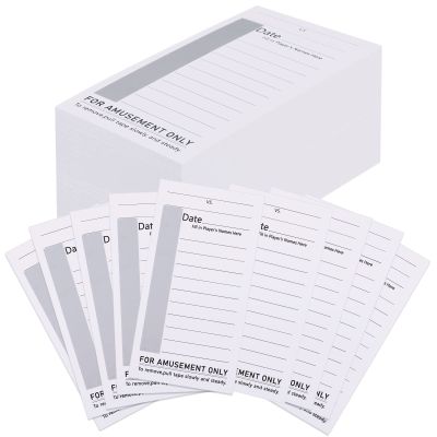 100 Packs 10 Line Football Sports Strip Cards Super Football Bowl Pool Cards, 100 No-repeat Baseball Boxing Soccer Football Strip Cards Playing Scratch Off Cards for Super Football Party Favor