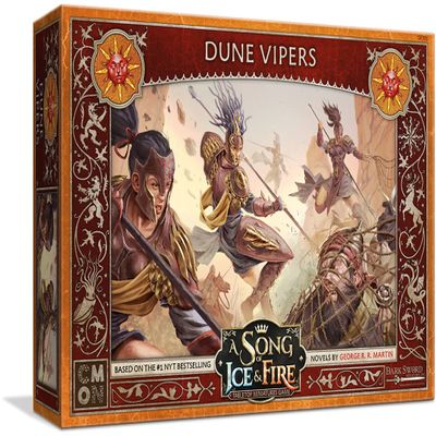 A Song of Ice and Fire Tabletop Miniatures Game Dune Vipers Unit Box - Deadly Assassins of The Sands, Strategy Game for Adults, Ages 14+, 2+ Players, 45-60 Minute Playtime, Made by CMON