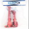 NHX RC Aluminum CNC Adjustable Steering Rod (2) -Red: Axial SCX6 view 4