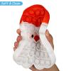 Christmas 2 Pack Pop Bubble Fidget Sensory Toys,Santa Claus&Gingerbread Man Squeeze Sensory Toys, Christmas Novelty Gifts for Kids, Stress Relief and Anti-Anxiety Tools for Kids and Adults view 2