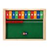 STERLING Games Kids Shut The Box Game for 2 Players | Wooden Math Toy Dice Game for Kids and Small Children | STEM Educational Toy for Learning Mathematics and Addition view 1