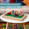 STERLING Games Kids Shut The Box Game for 2 Players | Wooden Math Toy Dice Game for Kids and Small Children | STEM Educational Toy for Learning Mathematics and Addition view 2