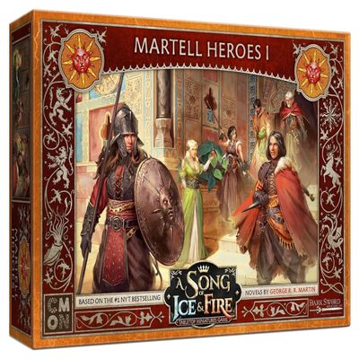 A Song of Ice and Fire Tabletop Miniatures Game Martell Heroes I Box Set (Multilingual Edition) - Strategy Game for Adults, Ages 14+, 2+ Players, 45-60 Minute Playtime, Made by CMON