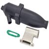 NHX 1/10 Scale On Road Plastic Exhaust Pipe view 1