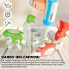 Discovery Dinosaur Construction Set, 90-Piece Action Model Build Kit, Kid-Safe Electronic Tools & Screws, Create T-Rex Triceratops, Prehistoric Monster Learning STEM Toy for Paleontologists view 3