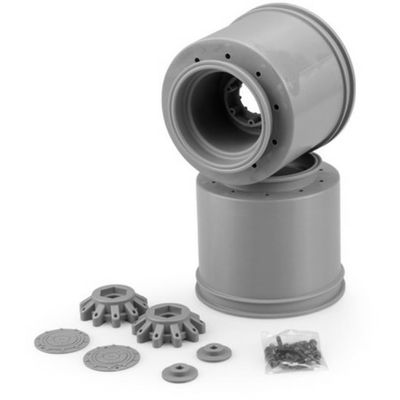 J Concepts Inc. Aggressor 2.6 x 3.8 Monster Truck Wheel Silver2 JCO3414S RC Tire