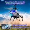 DEERC Remote Control Helicopter, 3.5 CH Altitude Hold RC Helicopters w/Gyro for Beginner, 2 Shells LED Light One Key Take Off/Landing, 2.4GHz Aircraft Indoor Flying Toy for Kids Boys Girls view 4
