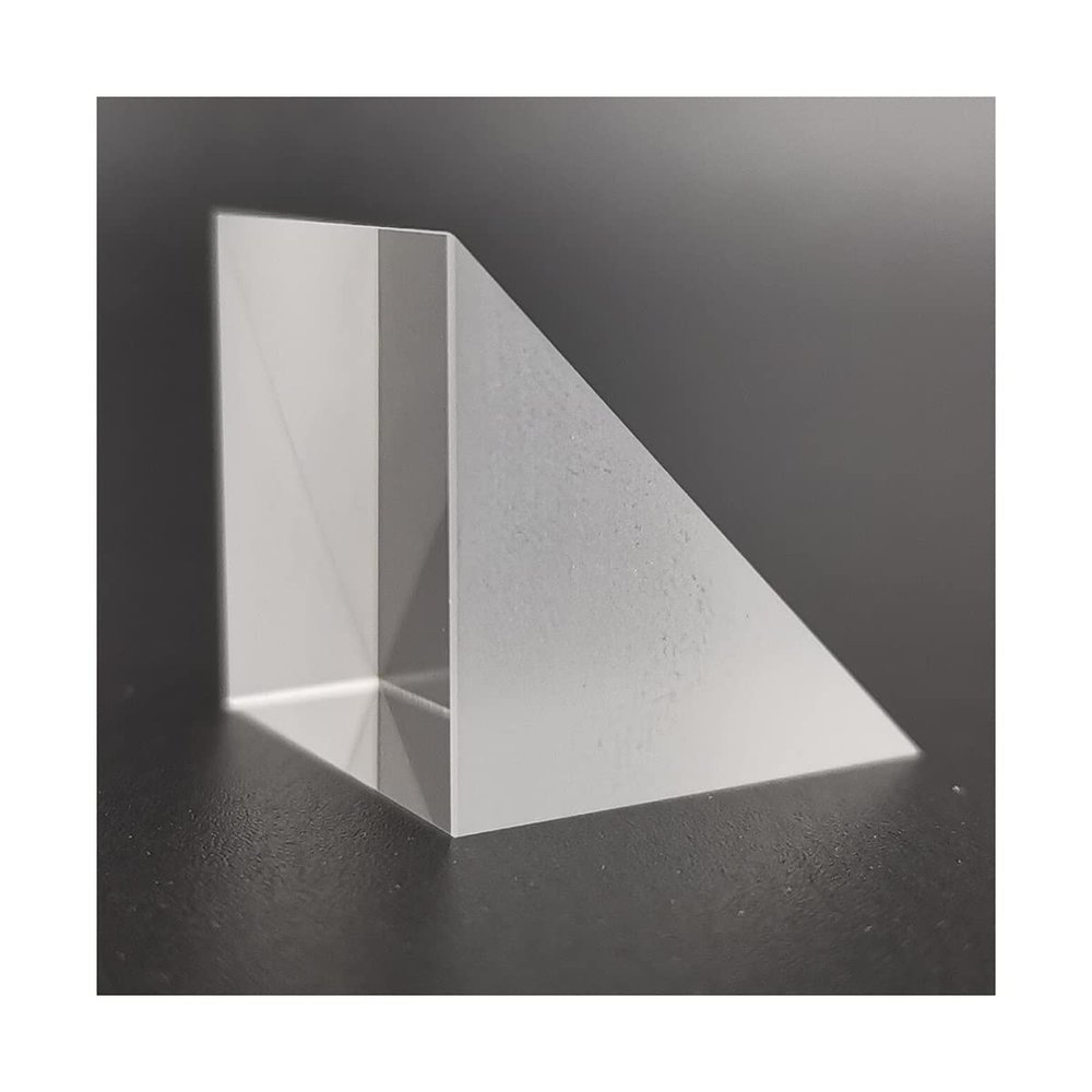 Prisms & Kaleidoscopes Right Angle Prism N-BK7 (K9) Precision Components Science Classroom Optics Kits (Diameter : 25x25x25mm)
