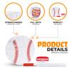 Birchio Baseball Pinata Bundle with a Blindfold and Bat (13"x13"x4"), Baseball Pinata for Boys, Perfect for Birthday Party, Sport Theme Party, Decoration view 3