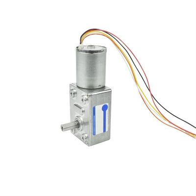 LVLOZ 12v/24v Motor JGY2430 Wind Turbine Motores 24v Electric Dc Motor 12v Brushless Worm Gear Motor with Encoder (Speed : 6rpm, Voltage : 12V)