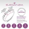 ELEGANZIA Anti Anxiety Ring for Women Sterling Silver, US size 5-9 Bead Ring Stress Relief Fidget Ring for Men (6) view 3