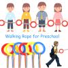 Walking Rope for Preschool, 6/9/12/24 pcs Kids Walking Rope, Kindergarten Walking Rope (Yellow, 12 PCS) view 3
