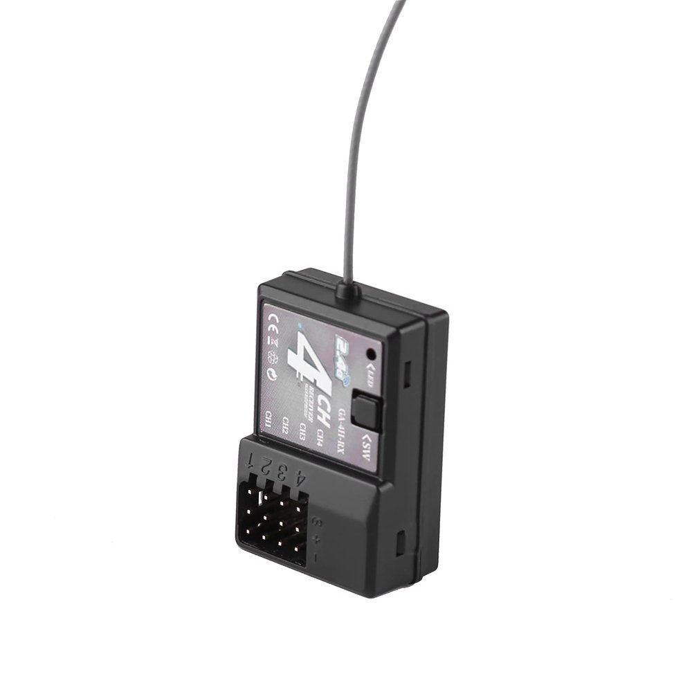 GoolRC GA-4H-TX 4CH 2.4GHz Remote Controller Digital Radio Transmitter with Receiver for 1/8 1/10 1/16 1/32 RC Car Boat