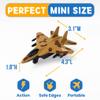 4 Pack: Diecast Fighter Jets Pullback Airplane Military Plane Toys Army Air Force Party Favors Kids Playset and Durable Die-cast Metal Miniature Aircraft Models for Imaginative Play view 4