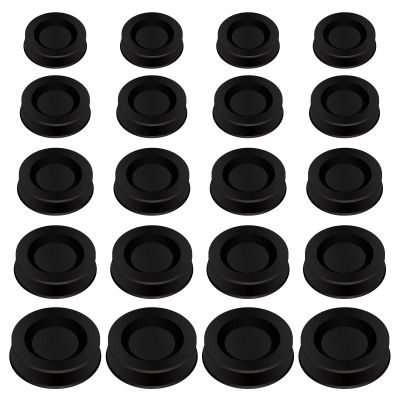 BLMHTWO 20 Pieces Piggy Bank Stopper Replacement, Piggy Banks Plug Piggy Bank Stopper Saving Box Plug White5 Sizes Round