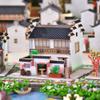 TOPBSFARNY Dollhouse Miniature Handmade House Kit Hong Scene Handmade Model DIY Wooden LED Light Model Collection Crafts Birthday Gift (BM335) view 2