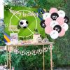 Sursurprise Soccer Birthday Party Decorations for Girls - Pink Banner, Garland, Cake Topper, Balloon for Sports Theme Party Supplies view 3