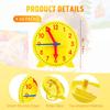 Henoyso 48 Pcs Teaching Clock Kit for Kids to Tell Time Mini Teaching Clock Bulk for Student Early Basic Math Skills Development Teacher and Classroom Supplies view 2