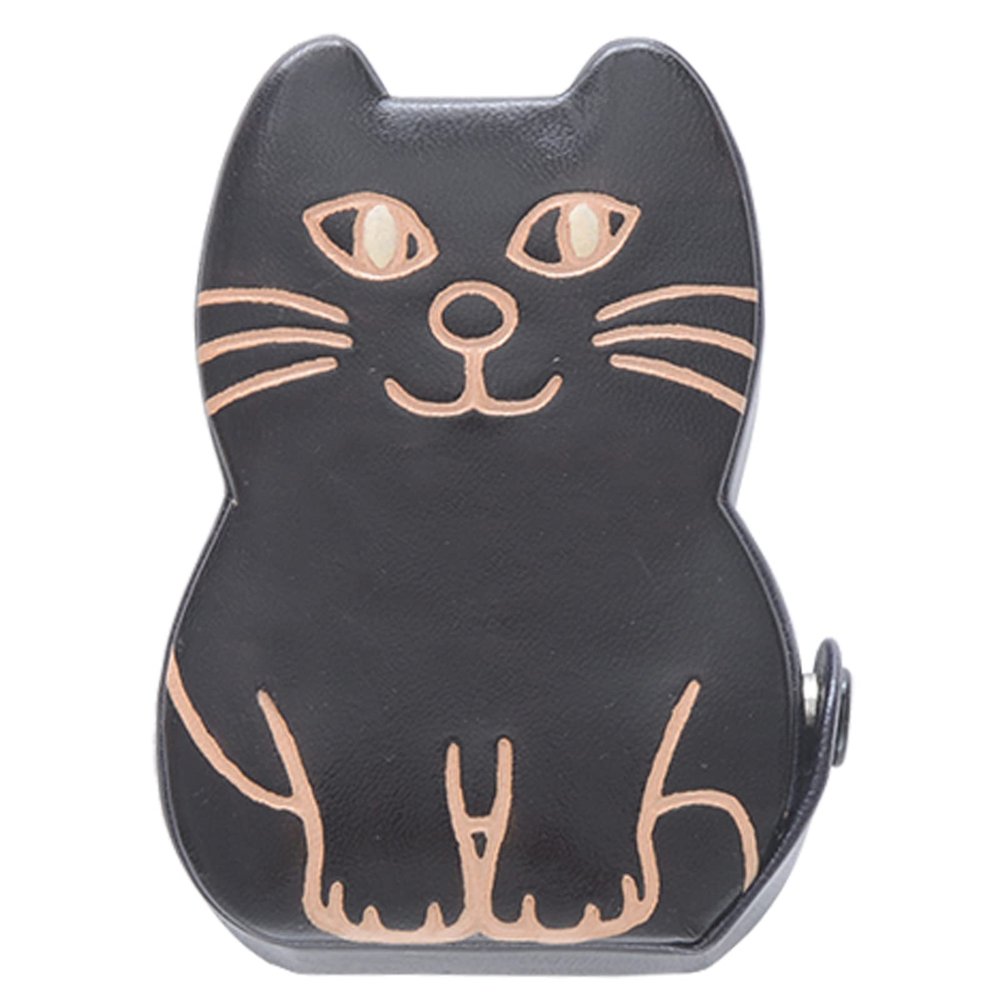 and Packable 71207 Piggy Bank, Small Items, Approx. 2.8 x 3.9 inches (7 x 10 cm), Black Cat