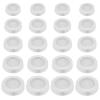 BLMHTWO 20 PCS Piggy Bank Plugs or Stoppers,Piggy Bank Stoppers Rubber Plugs 5 Sizes Round for Money Saving Box(White) view 1