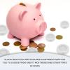 BLMHTWO 20 PCS Piggy Bank Plugs or Stoppers,Piggy Bank Stoppers Rubber Plugs 5 Sizes Round for Money Saving Box(White) view 3