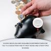 BLMHTWO 20 PCS Piggy Bank Plugs or Stoppers,Piggy Bank Stoppers Rubber Plugs 5 Sizes Round for Money Saving Box(White) view 4