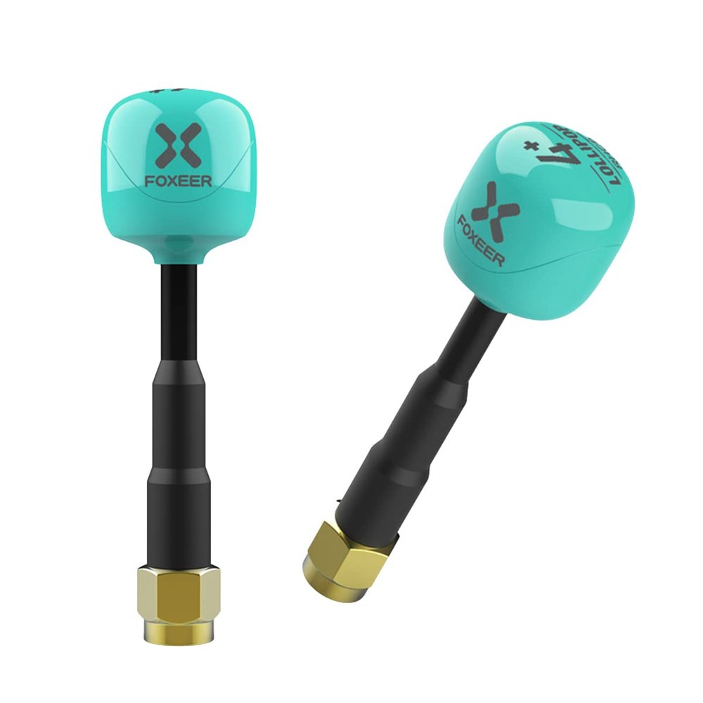2pcs FPV Antenna Foxeer Lollipop 4 Plus 2.6dBi 5.8GHz RHCP TX RX for FPV Racing Drone SMA