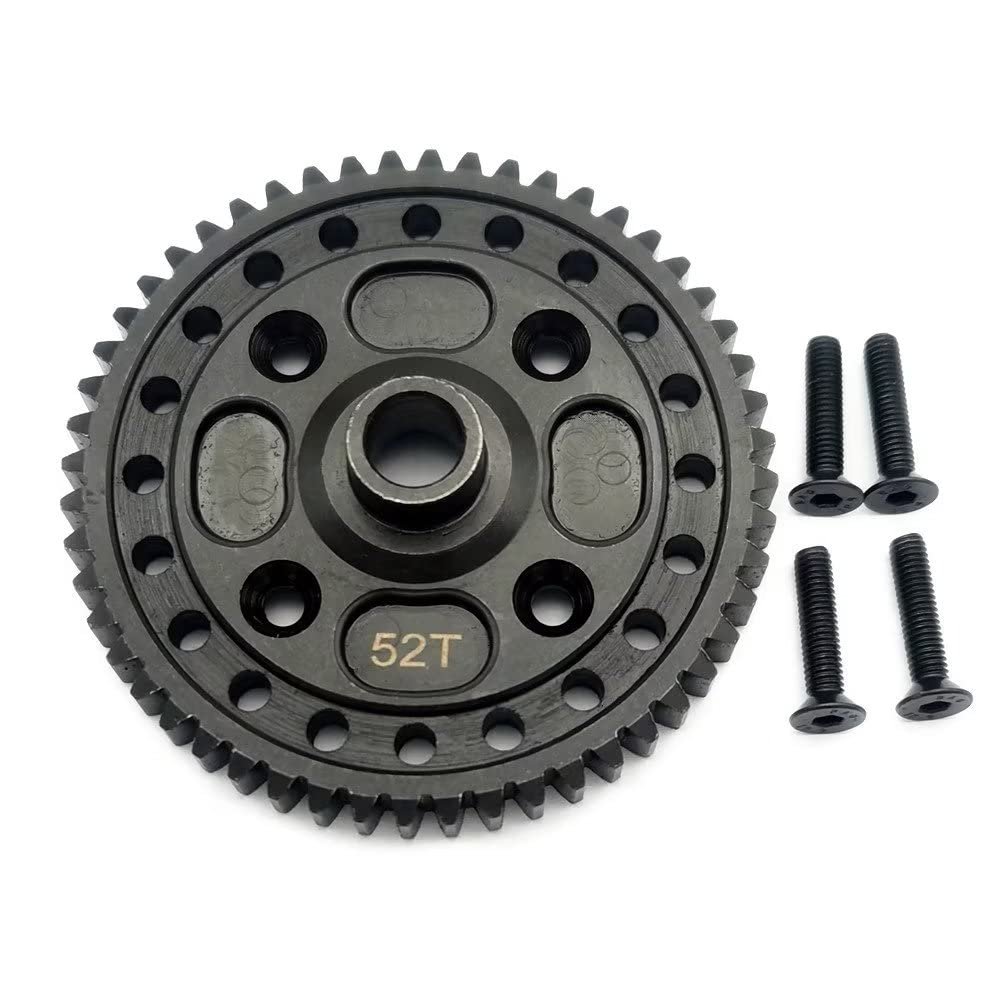 45# Hard Steel Super Gear 52T M1.0 for Traxxas 1/8 Sledge 9652