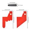 ZeHuoGe Pegs & Red Pointer Replacement Kit Prize Wheel Replacement Parts for Game Tradeshow Carnival with Nuts in Including 24" and 36" Prize Wheel (Upgrade Prize Wheel Replacement Parts) view 2