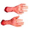 CurcKua Halloween Broken Arm Scary Body Parts for Halloween Party Realistic Latex Gory 35cm Hand Trickery Toy. view 1