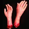 CurcKua Halloween Broken Arm Scary Body Parts for Halloween Party Realistic Latex Gory 35cm Hand Trickery Toy. view 2