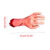 CurcKua Halloween Broken Arm Scary Body Parts for Halloween Party Realistic Latex Gory 35cm Hand Trickery Toy. view 3