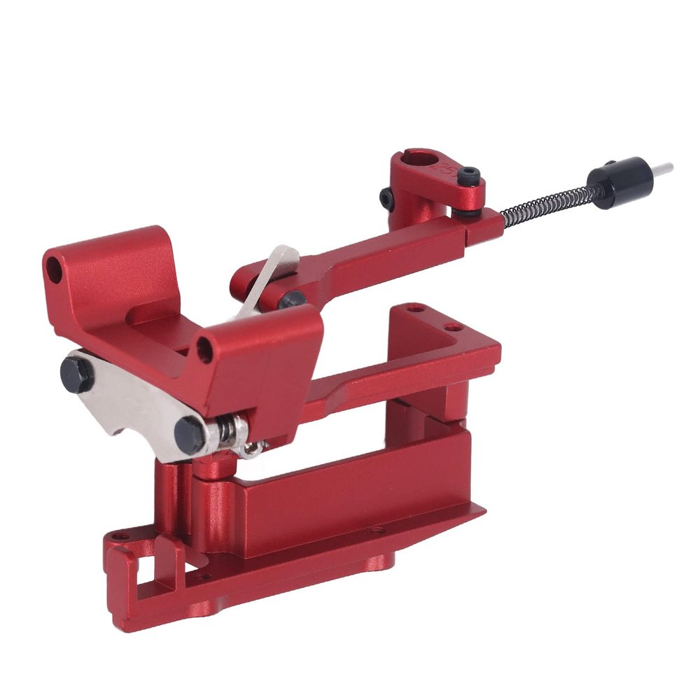Oumefar RC Alloy Handbrake Module RC Accessories, Wear High Temperature Resistant RC Handbrake Kit for ARRMA 1/7 1/8 Series RC Car Parts(Red)