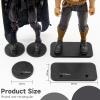 EBCO 50Pcs Mix Plastic Black Stand Bases 32mm for Most 6 inch Action Figure Such as Marvel Legends /DC/ Gi Joe/ Motu Toy view 3