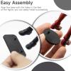 EBCO 50Pcs Mix Plastic Black Stand Bases 32mm for Most 6 inch Action Figure Such as Marvel Legends /DC/ Gi Joe/ Motu Toy view 4