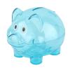 Cute Creative Piggy Money Bank Coin Bank Cartoon Pig Shape Money Box Plastic Home Decoration Best Christmas Birthday Gifts for Kids Boys Girls(Blue) view 1