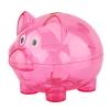 Cute Creative Piggy Money Bank Coin Bank Cartoon Pig Shape Money Box Plastic Home Decoration Best Christmas Birthday Gifts for Kids Boys Girls(Rose) view 1