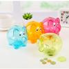 Cute Creative Piggy Money Bank Coin Bank Cartoon Pig Shape Money Box Plastic Home Decoration Best Christmas Birthday Gifts for Kids Boys Girls(Rose) view 4