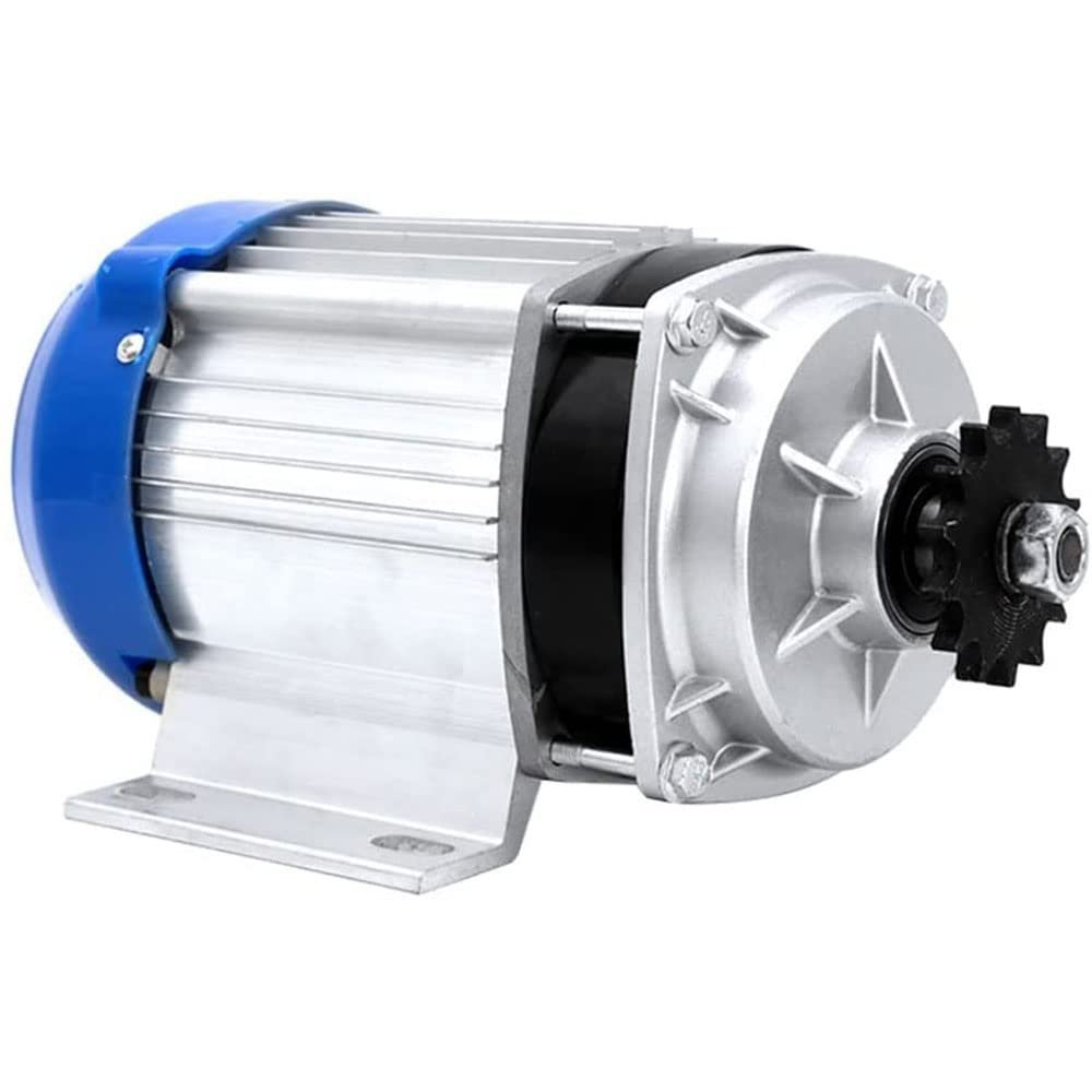 1000W 48V 60V Electric Brushless DC Motor Complete Kit, 450 RPM High Speed Motor with Controller Mid Drive Motor for Electric Tricycle