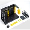 Gilumza Display Case DIY Simulation Scenario Die-cast Model with LED Light, Garage Scene Model for Motorcycle Car Models Collectibles Assemble (9x4x5inch) view 4
