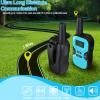 Walkie Talkies for Kids Rechargeable 3 Pack - Long Range Kid Walkie Talkie for Camping Hiking Outdoor - Walkie-Talkies Walky Talky for Kids - Toys and Gifts for 3-12 Year Old Boys Girls view 4