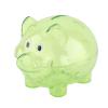 Cute Creative Piggy Money Bank Coin Bank Cartoon Pig Shape Money Box Plastic Home Decoration Best Christmas Birthday Gifts for Kids Boys Girls(Green) view 1